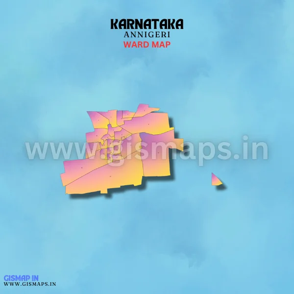 Annigeri Ward Map (Karnataka)